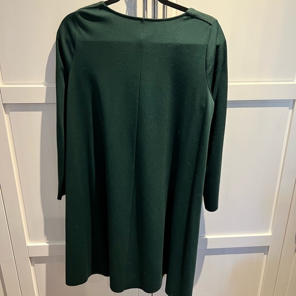 COS dark green dress - Picture 2 of 5